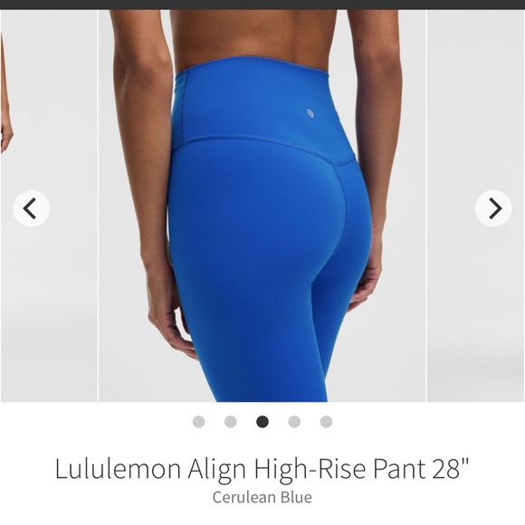 lululemon athletica Pants - Lululemon Align HR tights CERULEAN BLUE Sz 4 28”